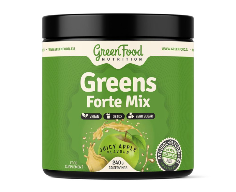 GreenFood Greens Forte Mix 240 g - jablko