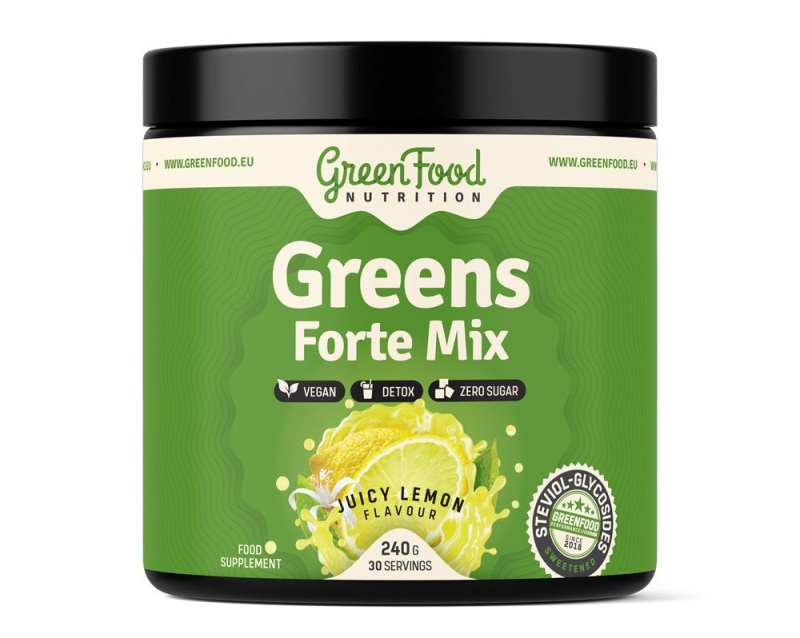 GreenFood Greens Forte Mix 240 g - citron