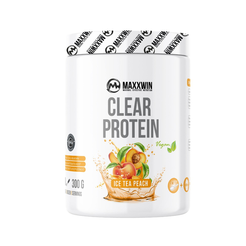 MAXXWIN CLEAR PROTEIN 300 g - ledový čaj broskev
