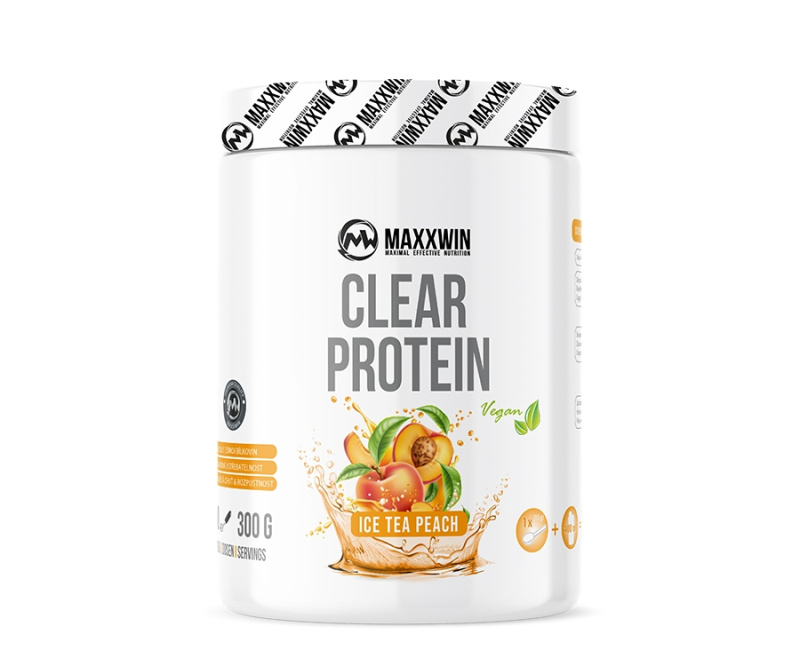MAXXWIN CLEAR PROTEIN 300 g - ledový čaj broskev
