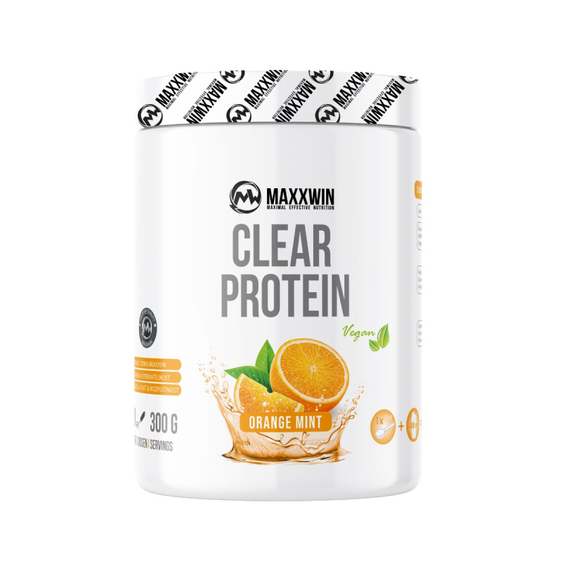 MAXXWIN CLEAR PROTEIN 300 g - pomeranč/mint