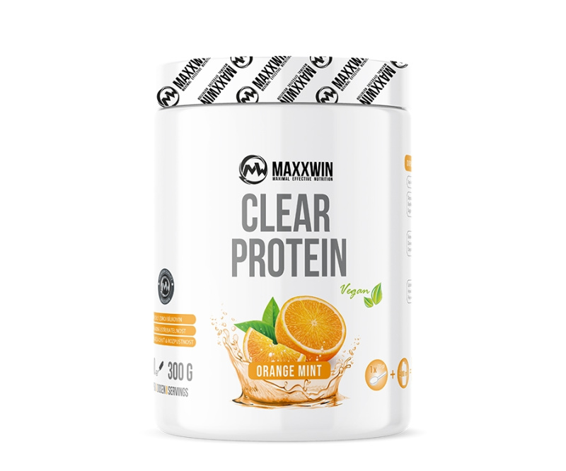 MAXXWIN CLEAR PROTEIN 300 g - pomeranč/mint