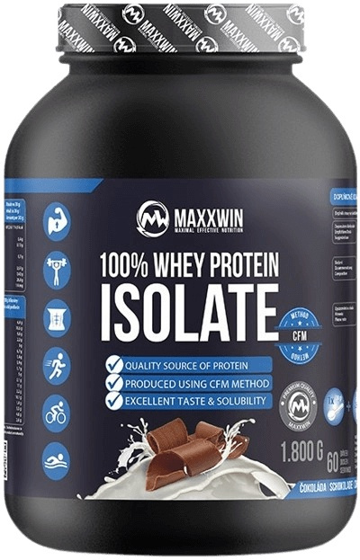 MAXXWIN ISO PROTEIN 90 1800 g - malinový cheesecake