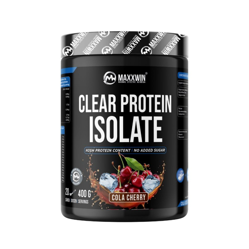 MAXXWIN Clear protein isolate cola a višeň 400 g