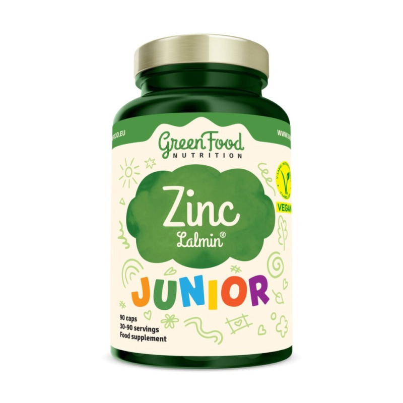 GREENFOOD NUTRITION Junior Zinc Lalmin® 90 kapslí