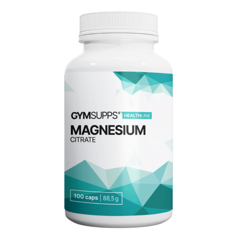 Gymsupps Magnesium Citrate - 100 kapslí