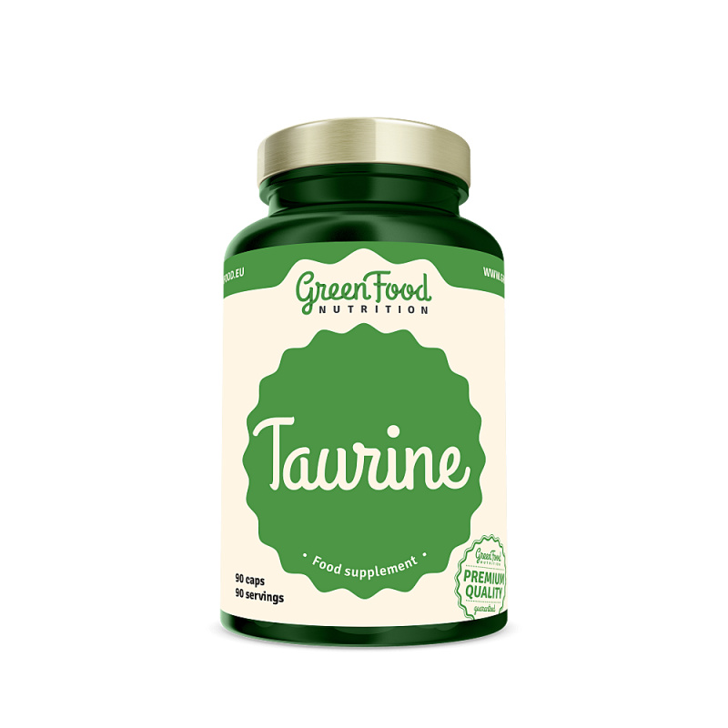 GREENFOOD NUTRITION Taurine 90 kapslí