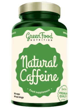 GREENFOOD NUTRITION Natural caffeine 90 kapslí