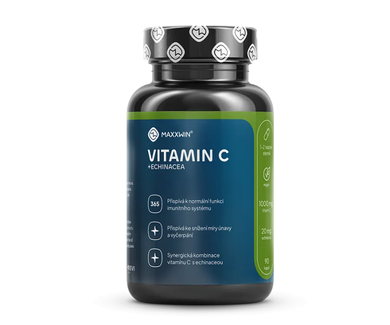 MAXXWIN VITAMIN C WITH ECHINACEA 90 kapslí