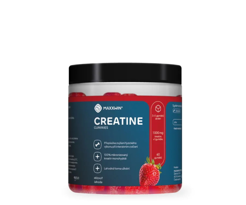 MAXXWIN CREATINE GUMMIES jahoda 60 gumídků