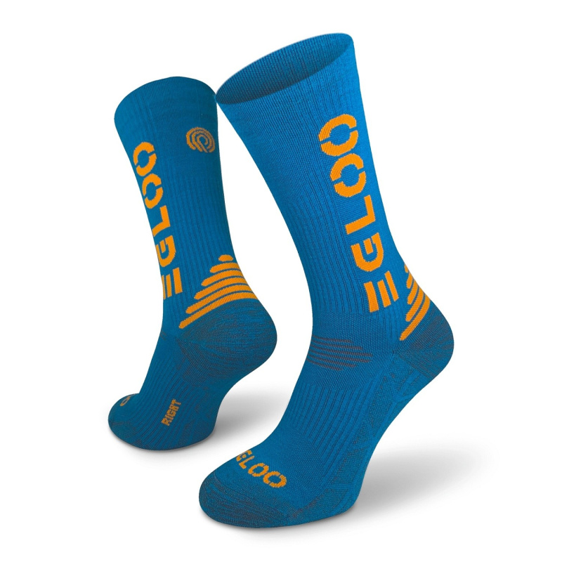 EGLOO MERINO HBS Hike&Bike ponožky, modrá Velikost: L-XL/42-47