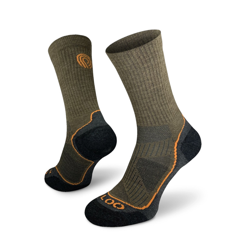 EGLOO MERINO TSM Light Trek ponožky, hnědá Velikost: M/39-41