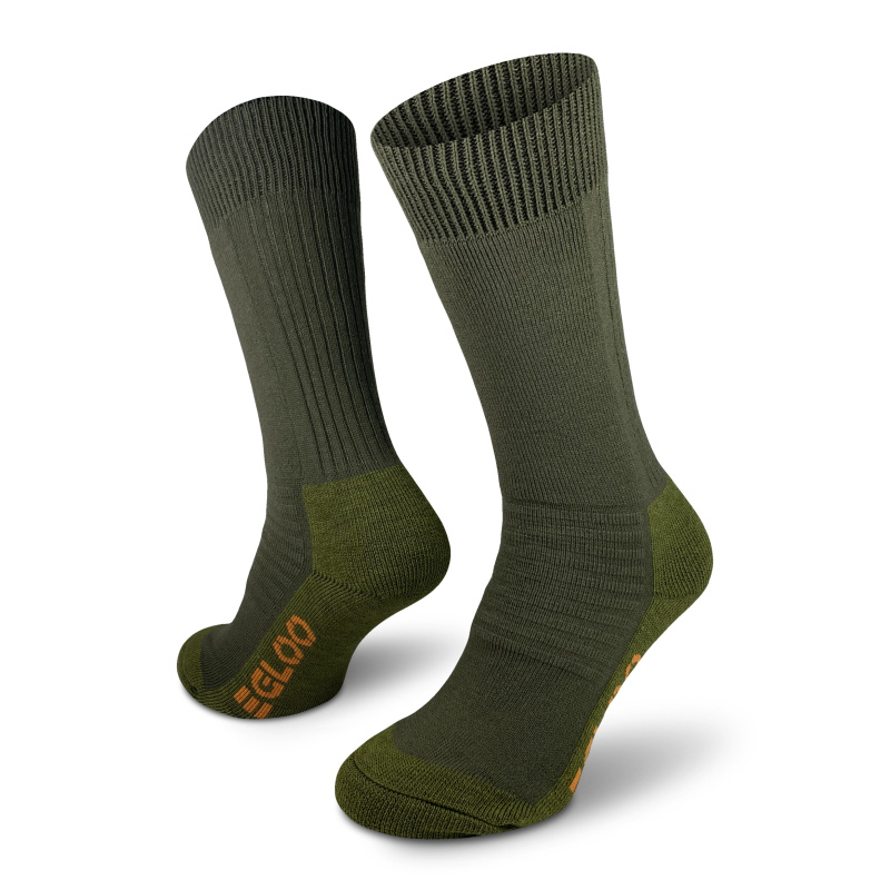 EGLOO MERINO HDSW Heavy Duty Winter ponožky, army zelená Velikost: L/42-44