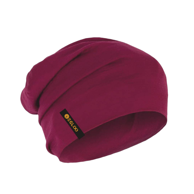 EGLOO MERINO LIGHT čepice NJORD, lilla Velikost: L