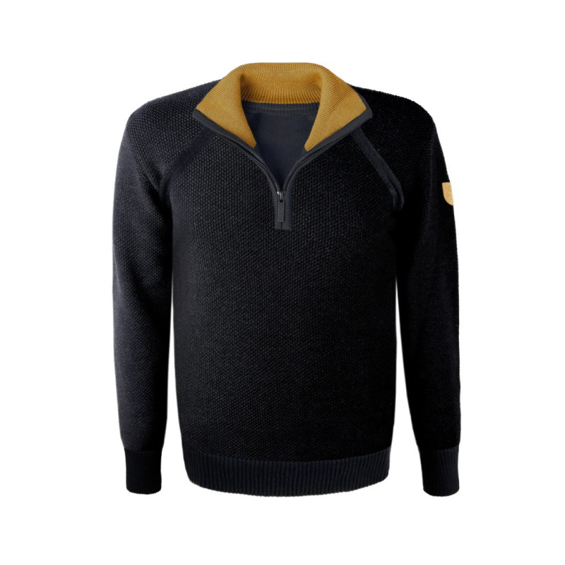 EGLOO MERINO WARM svetr SKJOLD, černá Velikost: 3XL