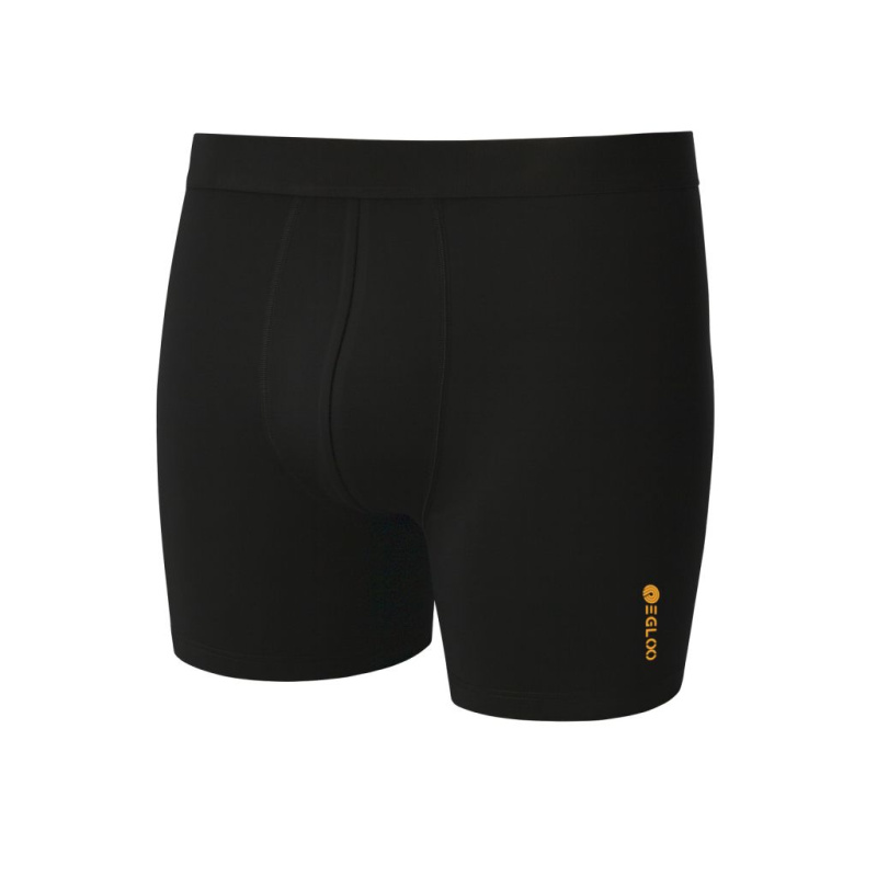 EGLOO MERINO BASE FRIG pánské trenky boxery, černá Velikost: 5XL