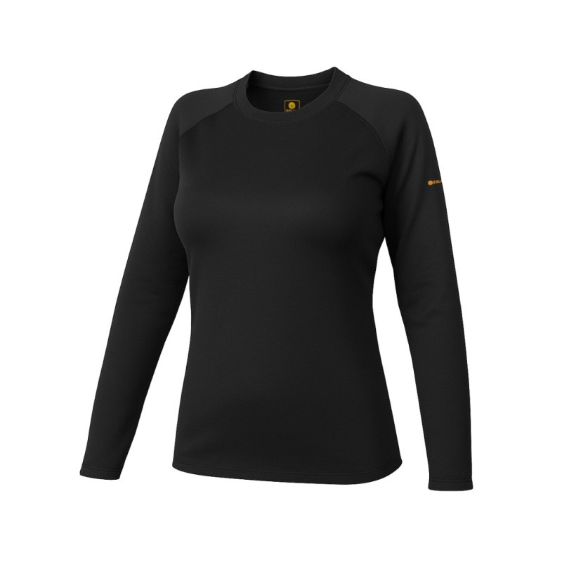 EGLOO MERINO DF MID VALI dámské triko dl.rukáv, černá Velikost: 3XL