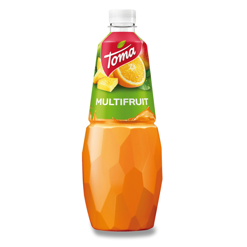 Toma - ovocný džus - Multivitamín 50%, 1 l