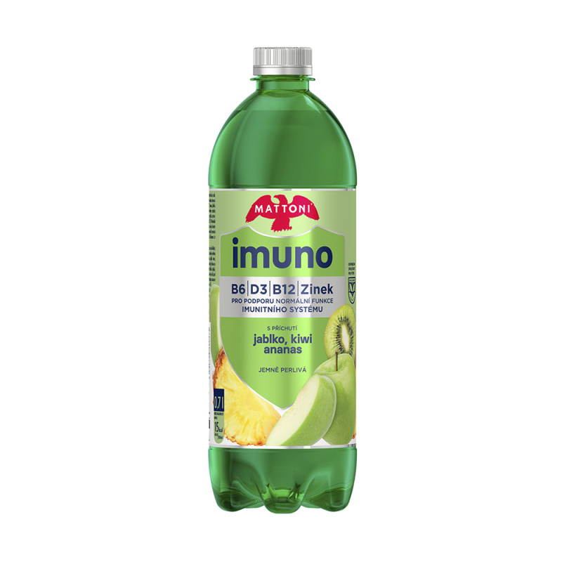 Mattoni Imuno - minerální voda - jablko, ananas & kiwi, 700 ml