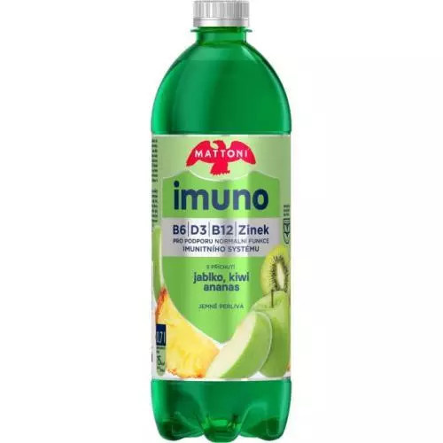 Mattoni Imuno - minerální voda - jablko, ananas & kiwi, 700 ml