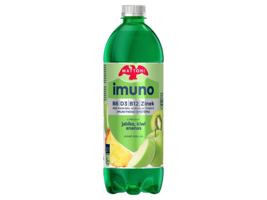 Mattoni Imuno - minerální voda - jablko, ananas & kiwi, 700 ml
