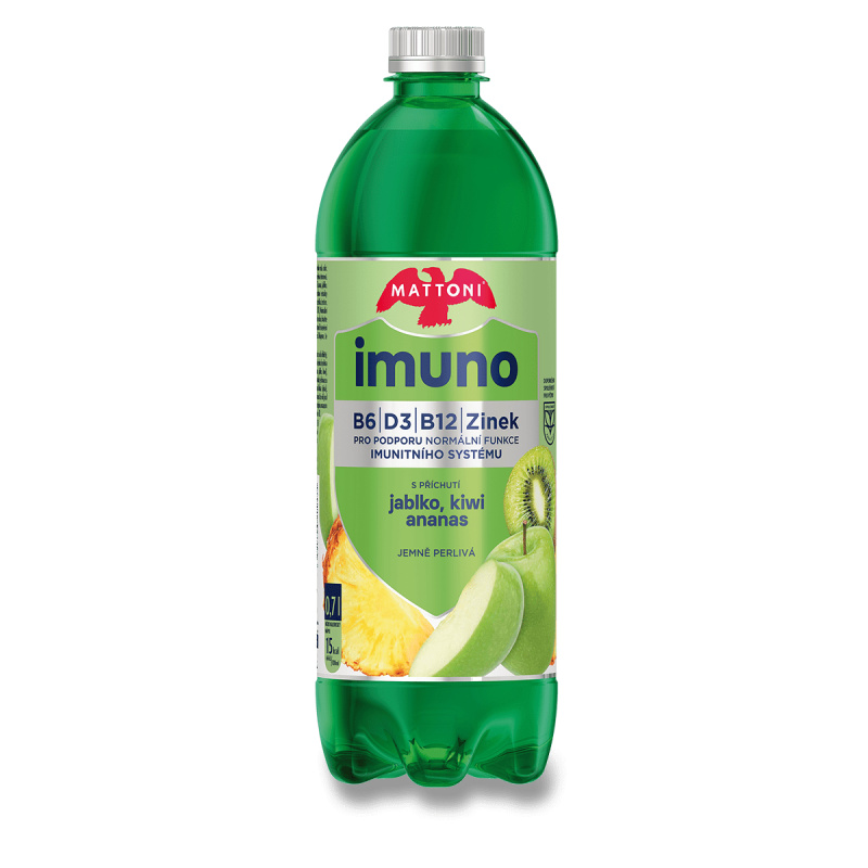 Mattoni Imuno - minerální voda - jablko, ananas & kiwi, 700 ml