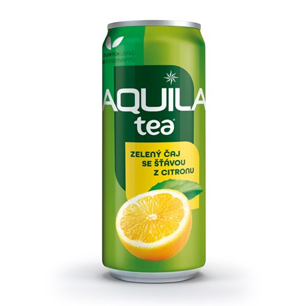 AQUILA Tea Citron 24 x 330 ml plech