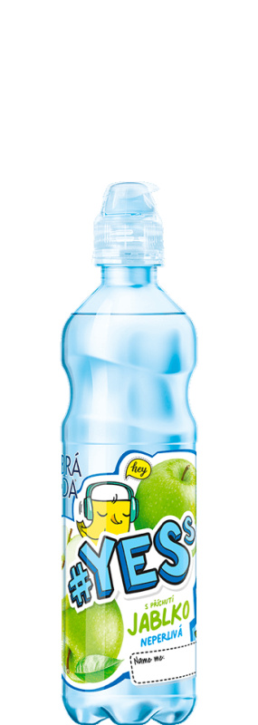 Dobrá voda YESs Jablko neperlivá 0.5l