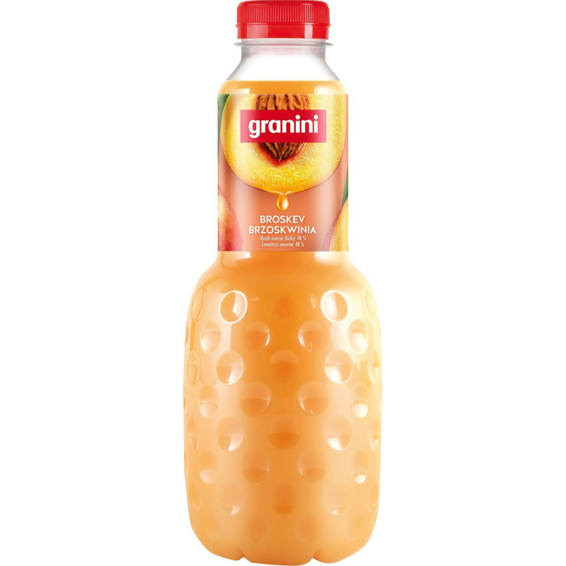 Granini - ovocný nektar - broskev, 1 l