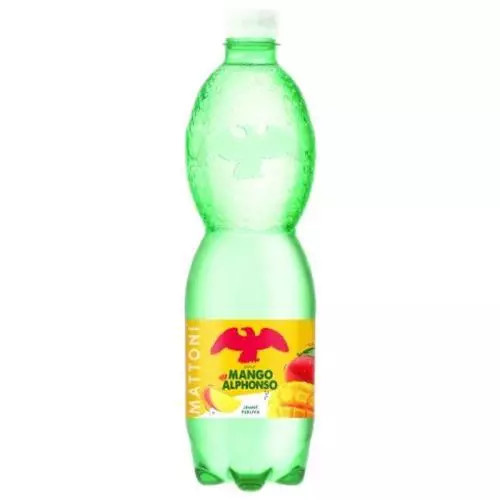 Minerální voda Mattoni - mango Alphonso, perlivá, 12x 0,5 l
