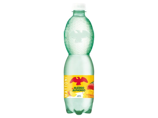 Minerální voda Mattoni - mango Alphonso, perlivá, 12x 0,5 l