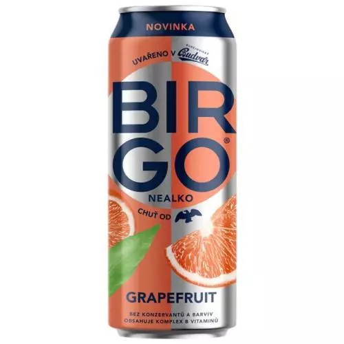Birgo Vital - nealkoholické pivo - 500 ml, Pomelo & Grep