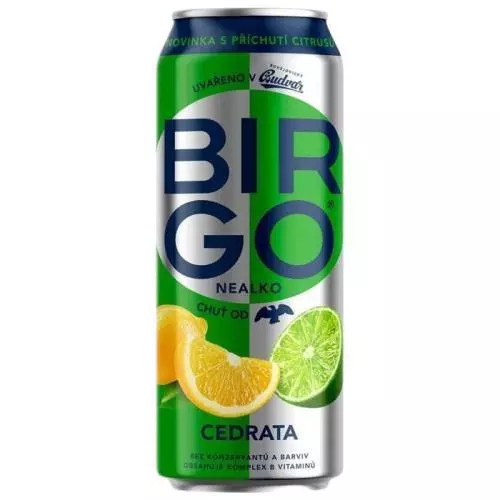 Birgo Vital - nealkoholické pivo - 500 ml, Cedrata