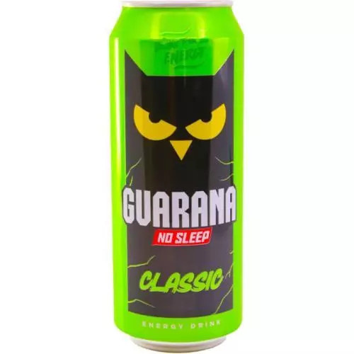 Energetický nápoj Guarana - Classic, plech, 0,5 l
