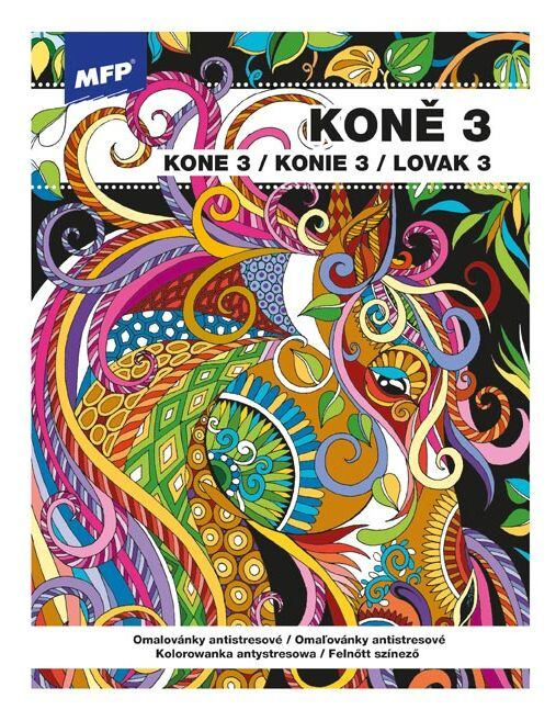 MFP Omalovánky antistresové Koně 3