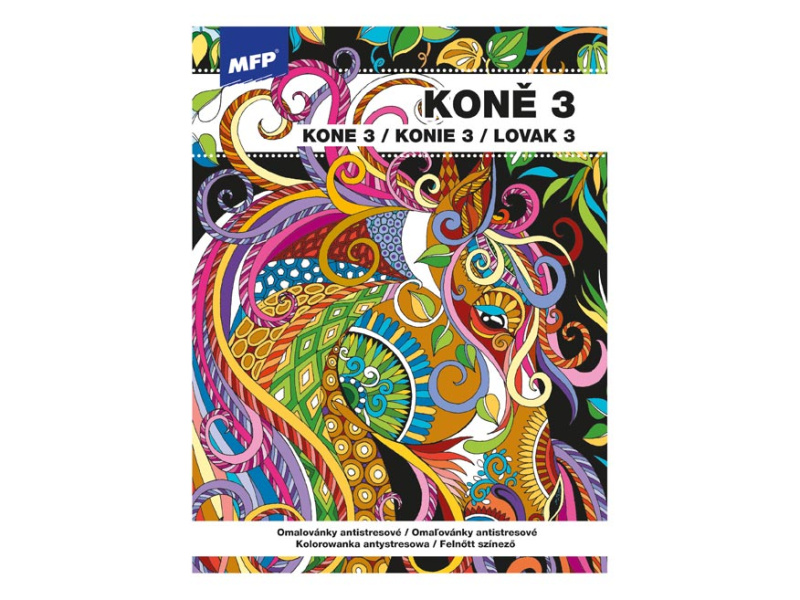 MFP Omalovánky antistresové Koně 3
