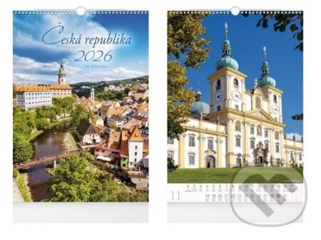 Česká republika 2026 - nástěnný kalendář