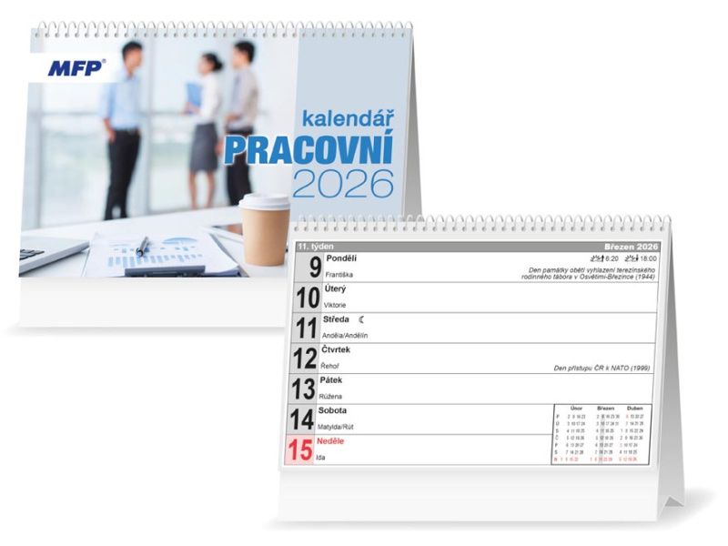 Stolní kalendář 2026 – pracovní