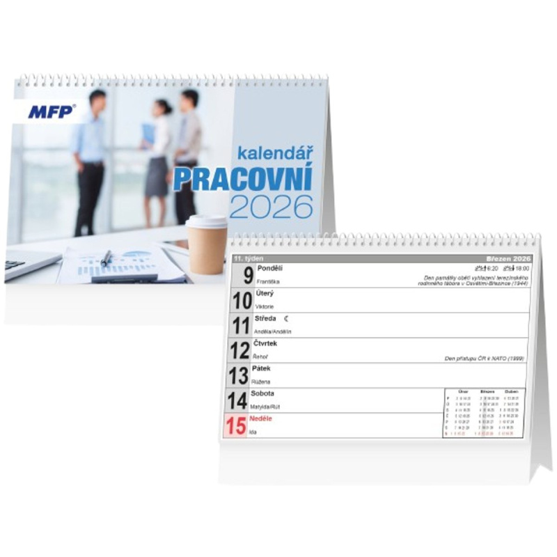 Stolní kalendář 2026 – pracovní