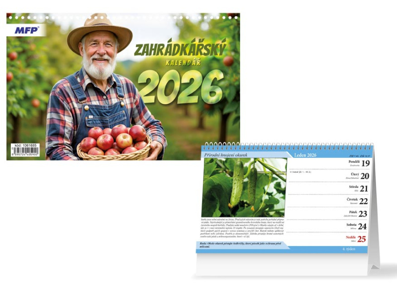 Stolní Zahradkářský kalendář 2026
