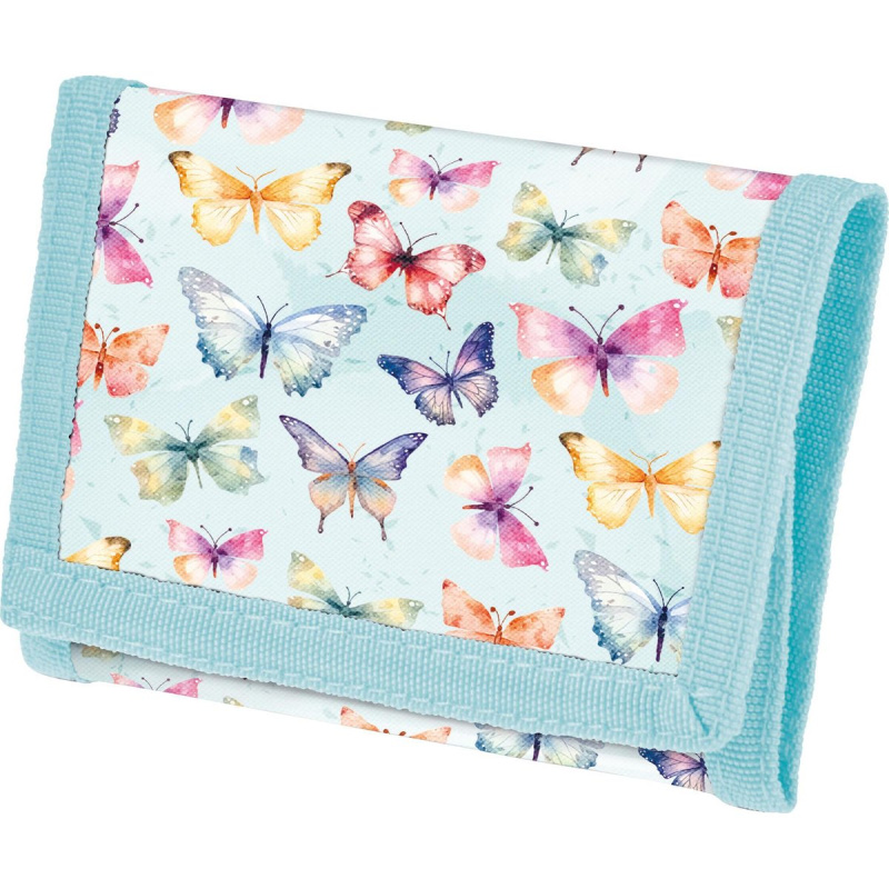 Peněženka na krk motýl