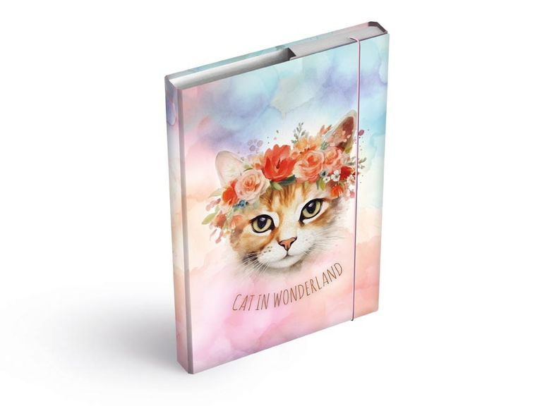 Desky na sešity MFP box A5 - Kočka
