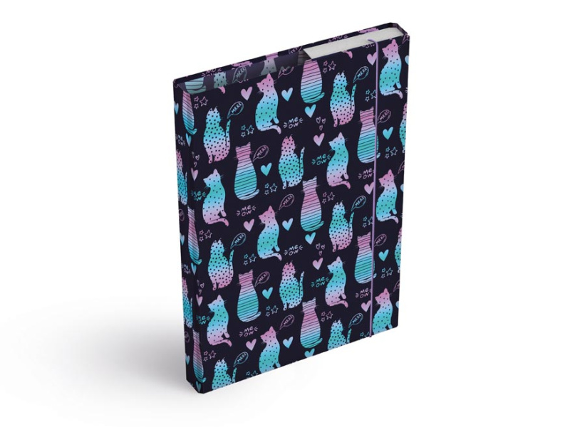 Desky na sešity MFP box A5 - Kočky