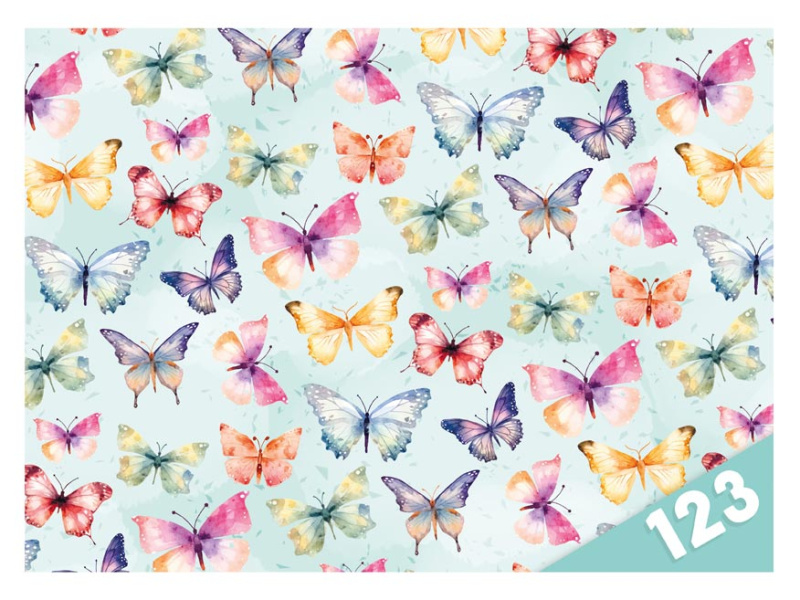 Desky na číslice motýl