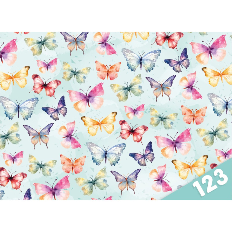 Desky na číslice motýl