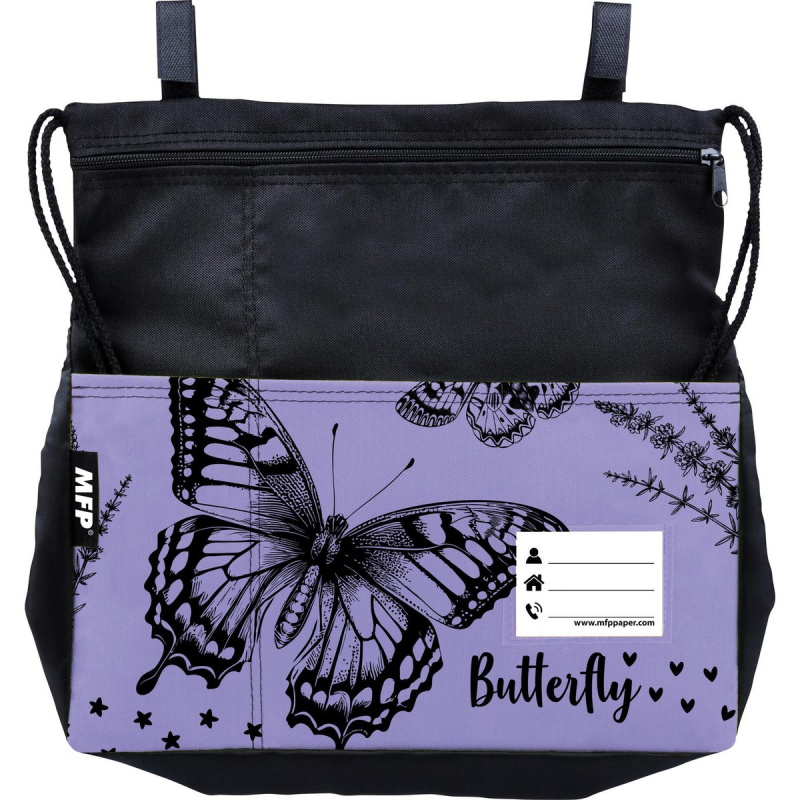 Kapsář na lavici fialový