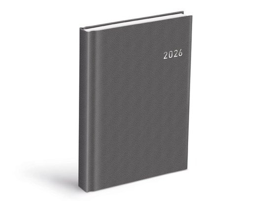 Diář 2026 D801 PVC dark gray -  Autor Neuveden