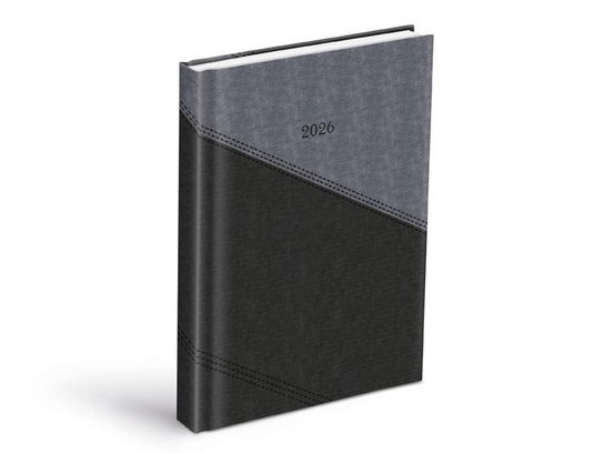 Diář 2026 D801 PU gray/dak gray -  Autor Neuveden