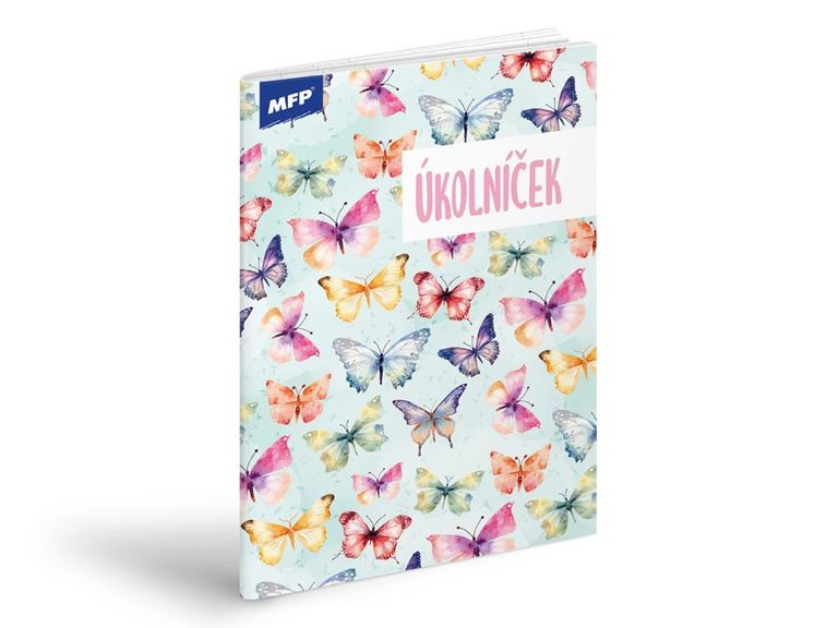 Úkolníček A6 motýl