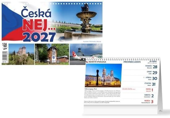 Stolní kalendář 2027 MFP Česká NEJ...